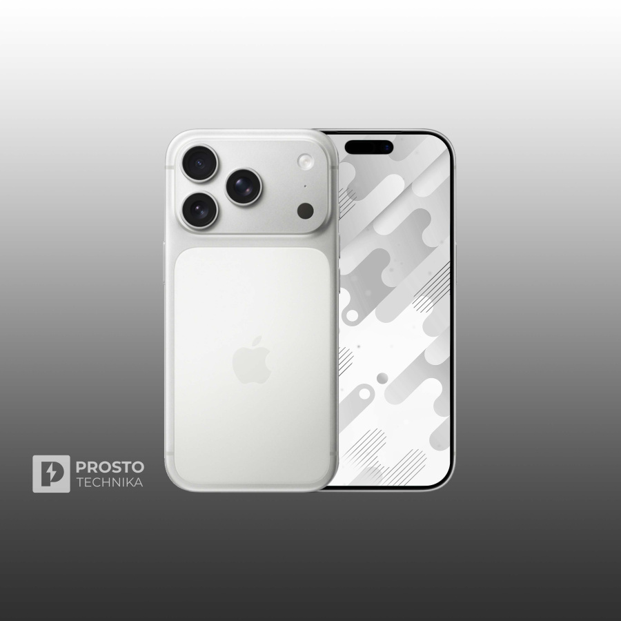 Смартфон Apple iPhone 17 Pro 1TB Silver, Dual: nano SIM + eSIM